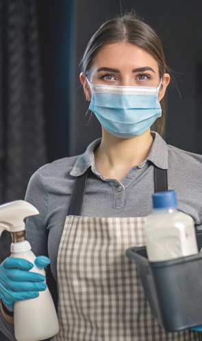Tidy Spaces UK professional cleaning team at work in London