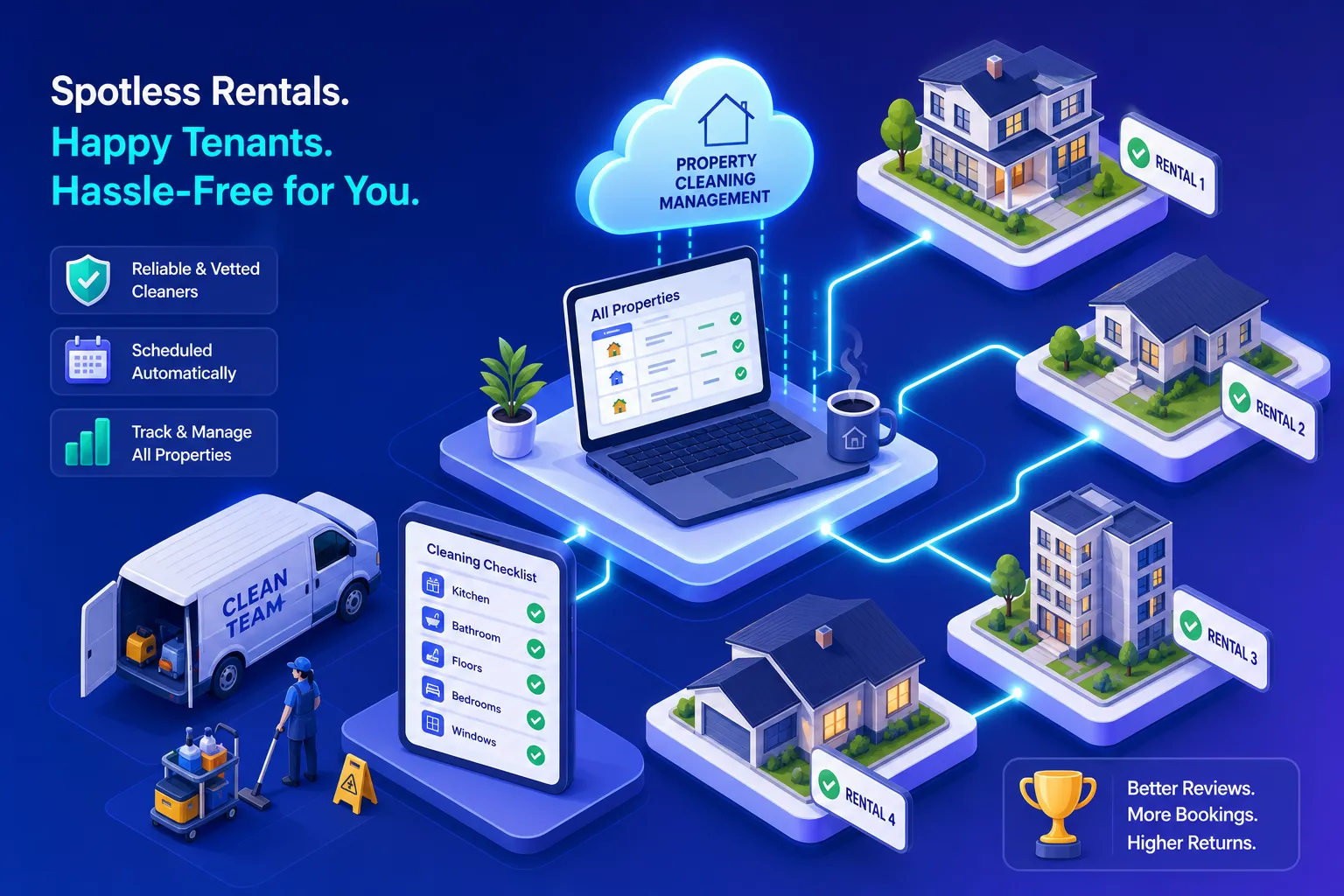 Best Cleaning Service for Landlords with Multiple Properties - Complete UK Guide