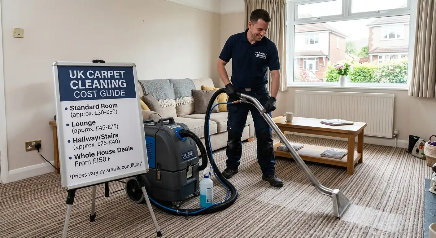 Carpet Cleaning Cost UK - 2026 Pricing Guide
