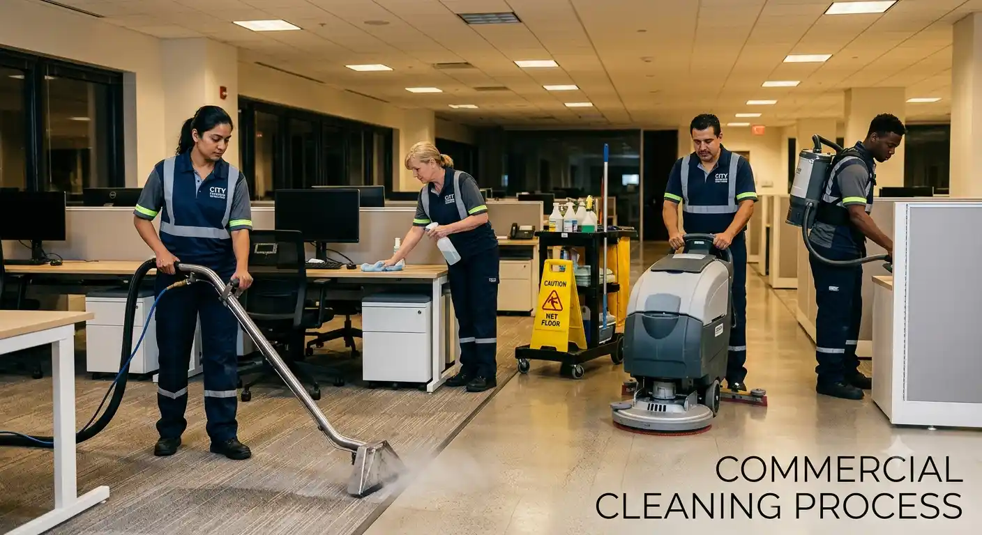Commercial Cleaning Process - Complete UK Business Guide
