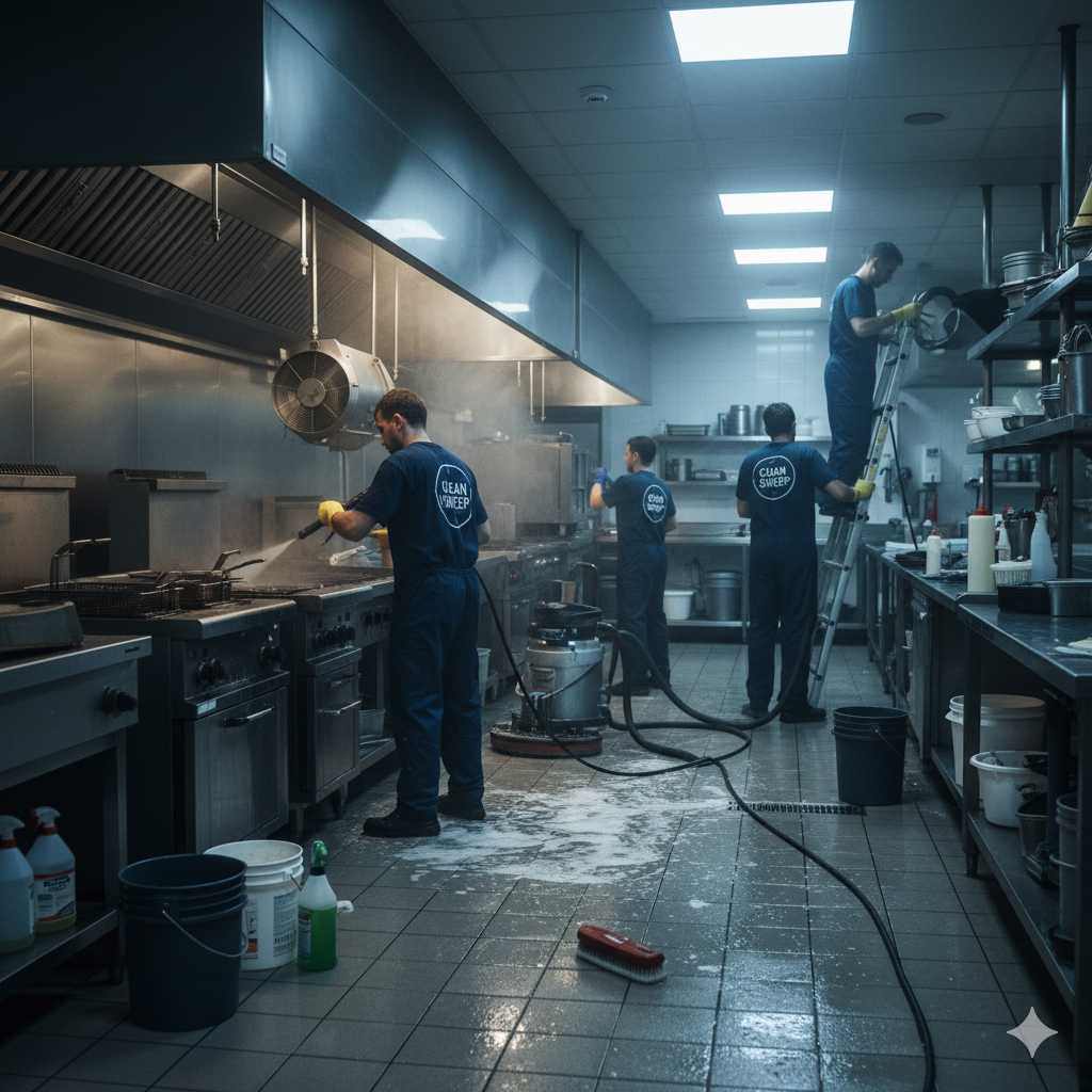 Commercial Kitchen Deep Cleaning UK - Professional Kitchen Cleaning Services
