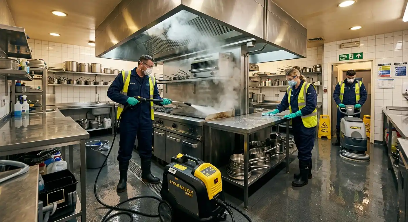 Commercial Kitchen Deep Cleaning UK - Professional Kitchen Hygiene Services