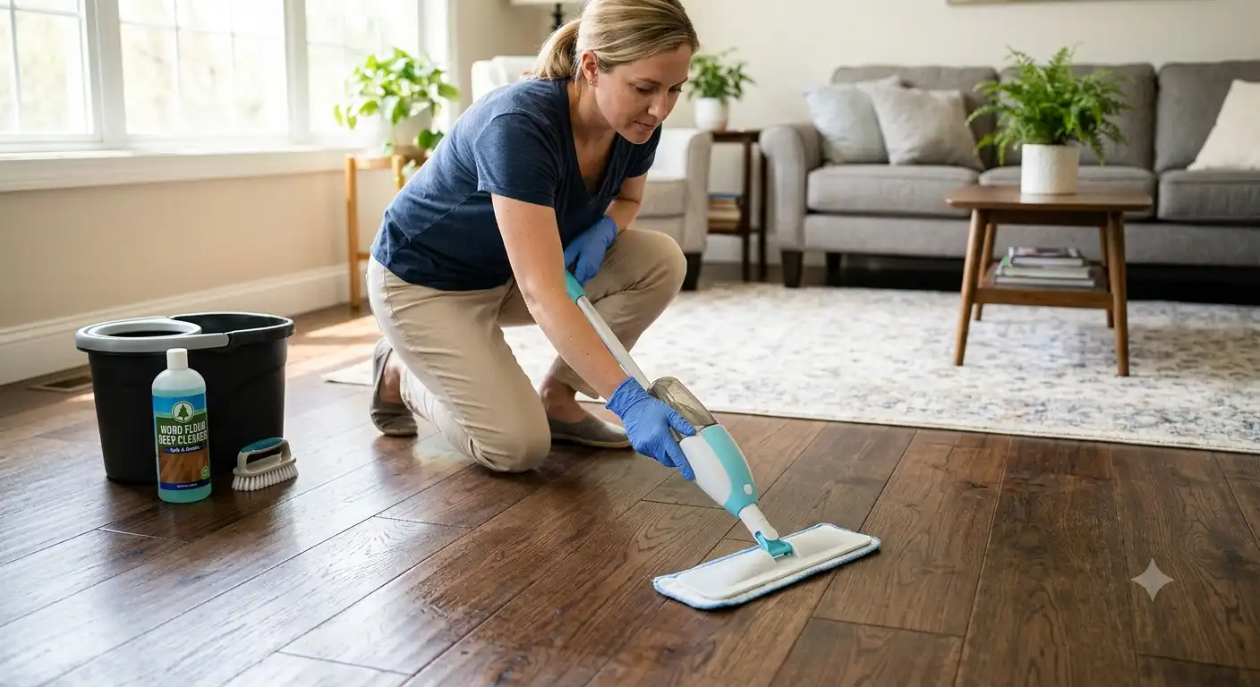 Deep Cleaning Wood Floors Safely - Complete UK Guide