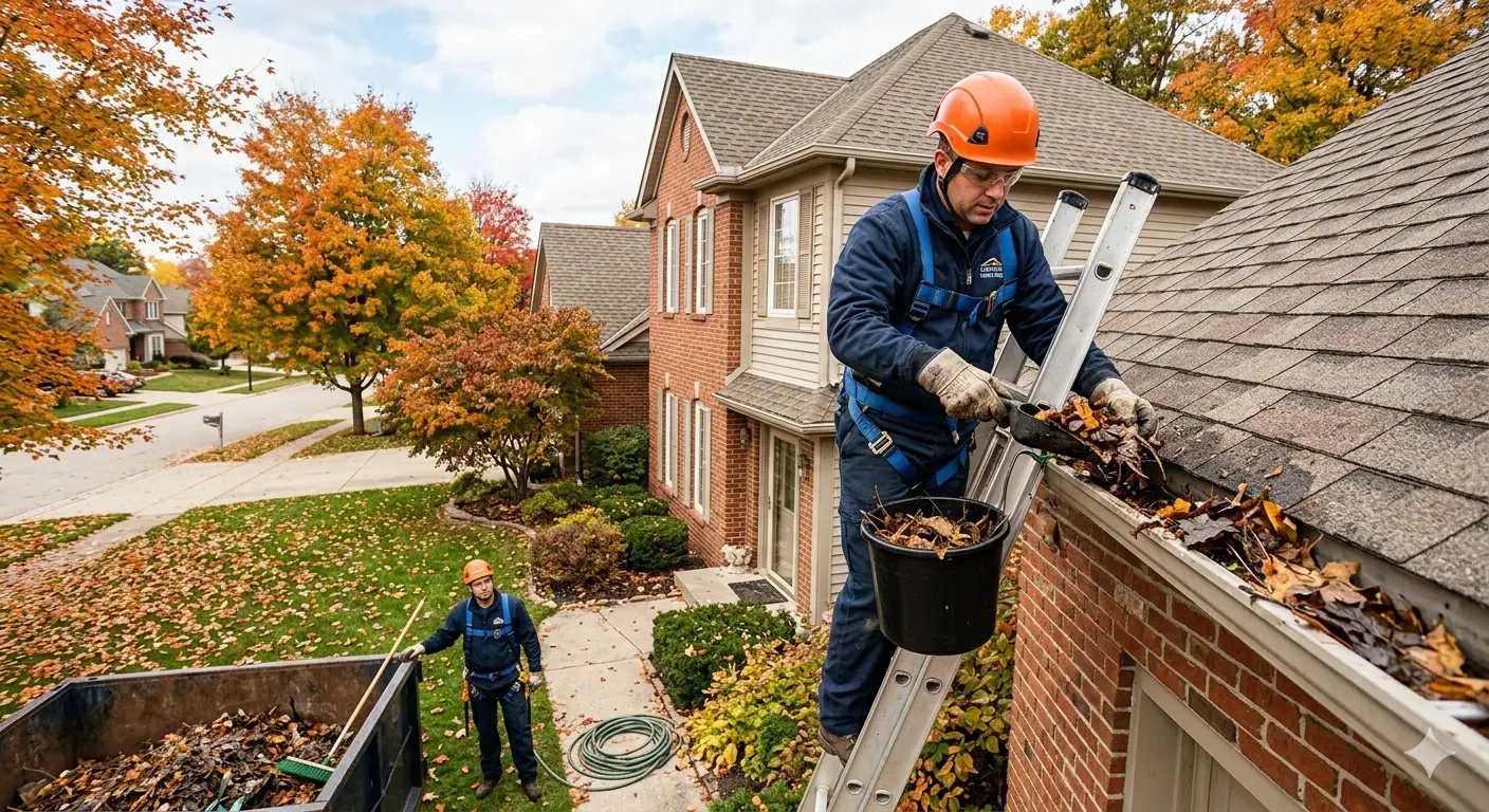 Professional Gutter Cleaning Services - Tidy Spaces