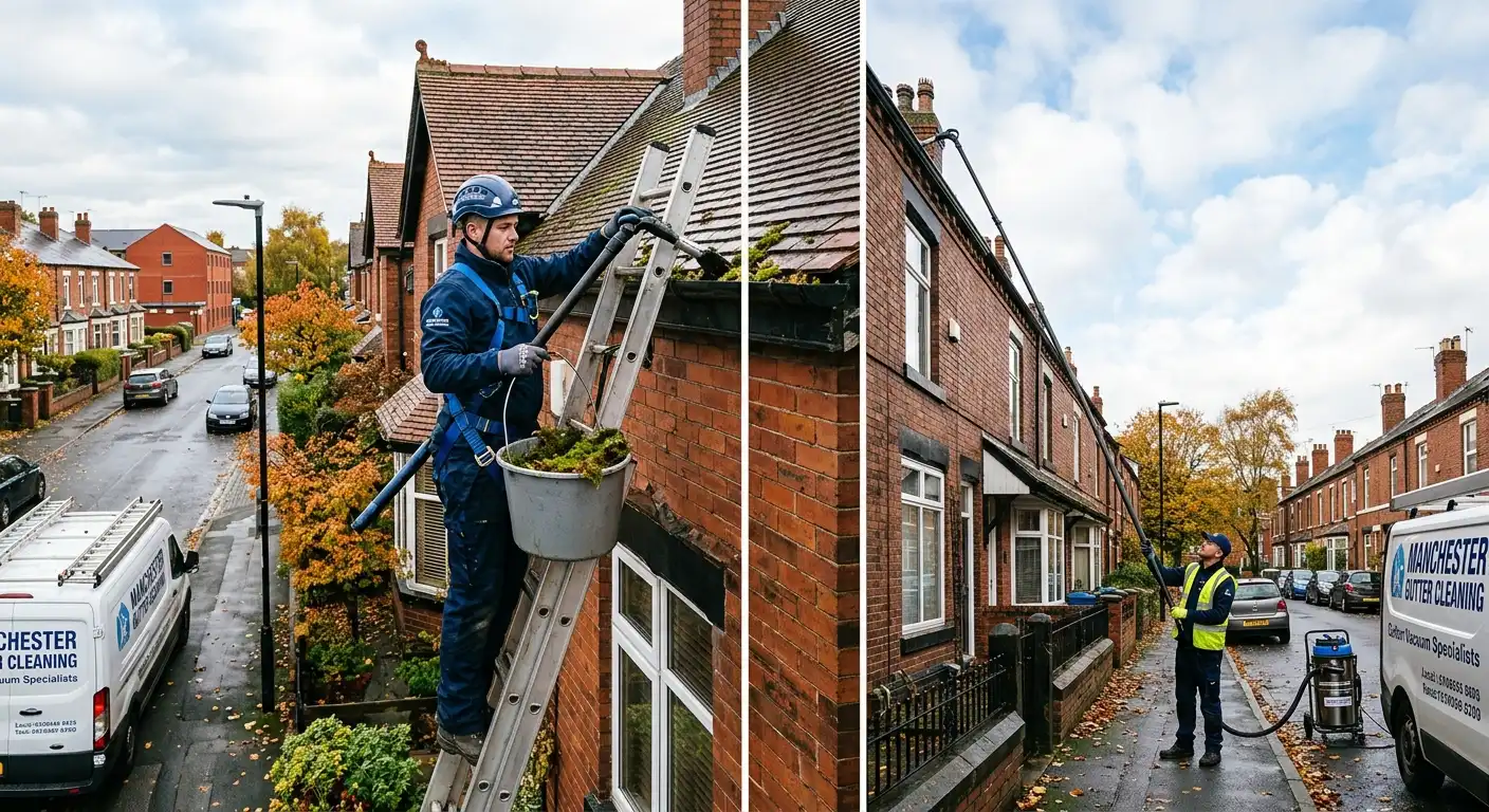 Professional gutter cleaning service in Manchester