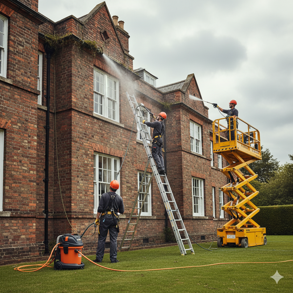 Professional Gutter Cleaning Services UK - Tidy Spaces