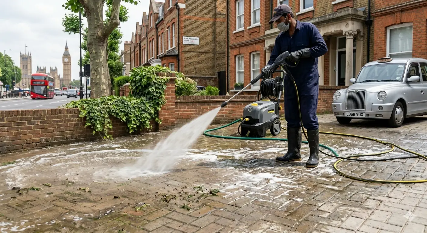 How jet washing works - high pressure water cleaning process explained