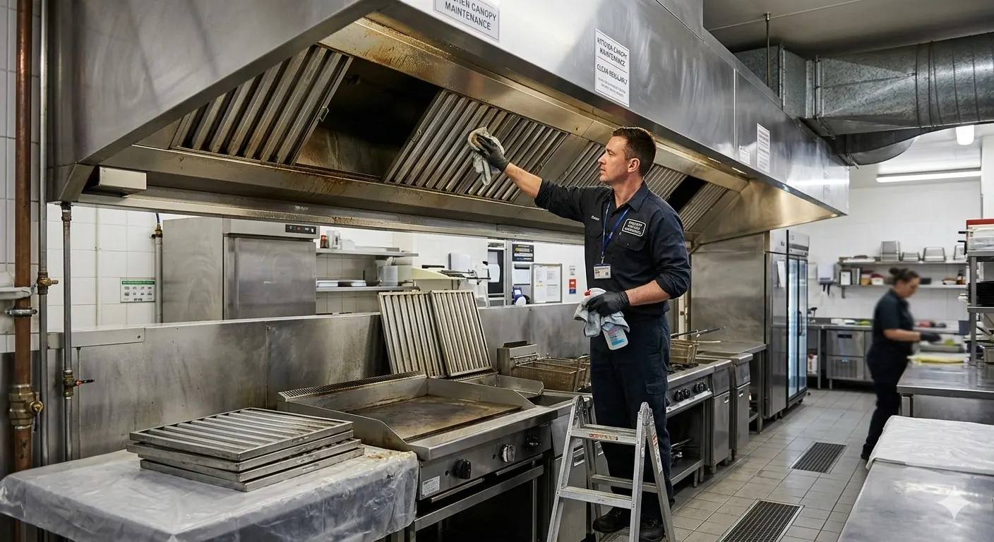 Kitchen Canopy Maintenance - Professional Canopy Cleaning Service for Commercial Kitchens