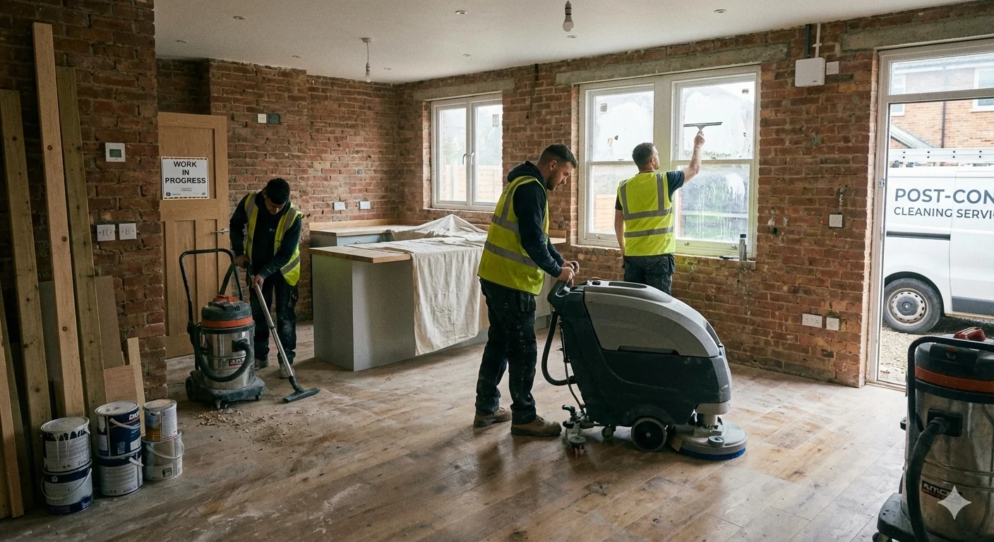 Professional Post Construction Cleaning Services UK - TidySpaces