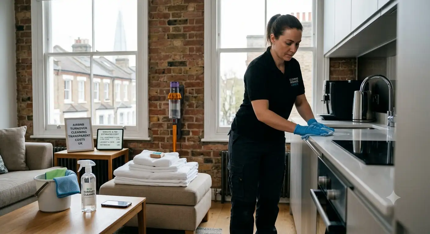 Airbnb Turnover Cleaning Cost UK - 2026 Pricing Guide
